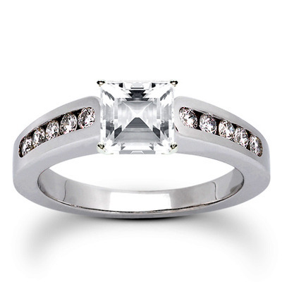 Classic Round Cut Channel Set Diamond Bridal Ring (0.30ct. tw. ) - view 7 of 27