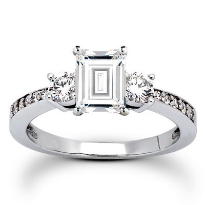 Round Cut Prong Set Diamond Engagement Ring (0.39 ct. tw.) - view 11 of 23