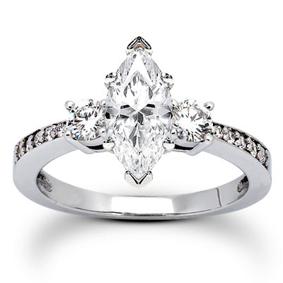 Round Cut Prong Set Diamond Engagement Ring (0.39 ct. tw.) - view 9 of 23