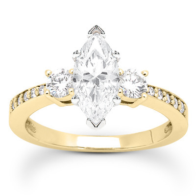 Round Cut Prong Set Diamond Engagement Ring (0.39 ct. tw.) - view 20 of 23