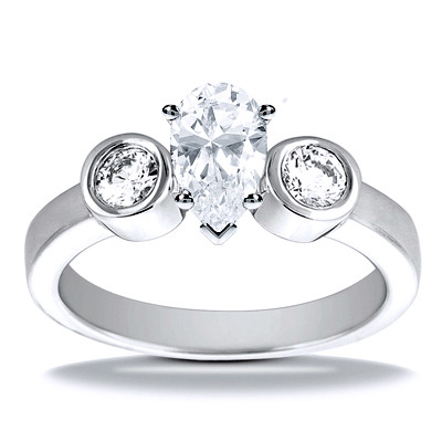 0.20 ct. Diamond Engagement Ring - view 6