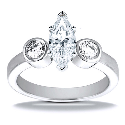 0.70 ct. Diamond Engagement Ring - view 8