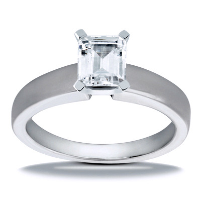 Prong Set Solitaire Diamond Engagement Ring - view 10