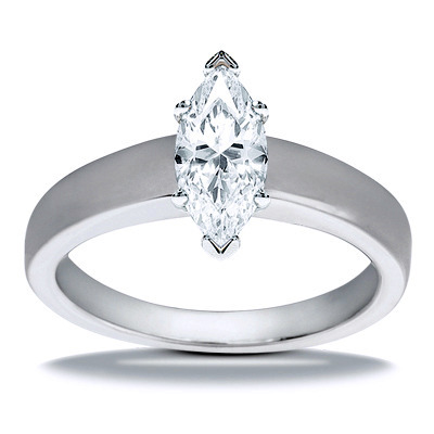 Prong Set Solitaire Diamond Engagement Ring - view 8 of 22