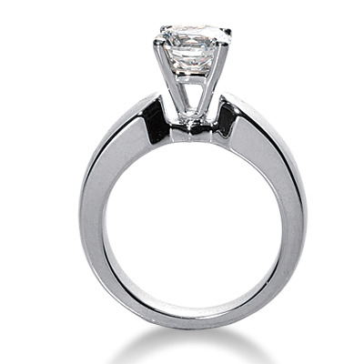 Prong Set Solitaire Diamond Engagement Ring - view 15