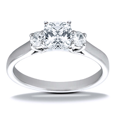 0.20 ct. Round Cut Prong Set Diamond Engagement Ring - view 11