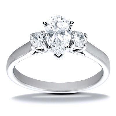 0.20 ct. Round Cut Prong Set Diamond Engagement Ring - view 6