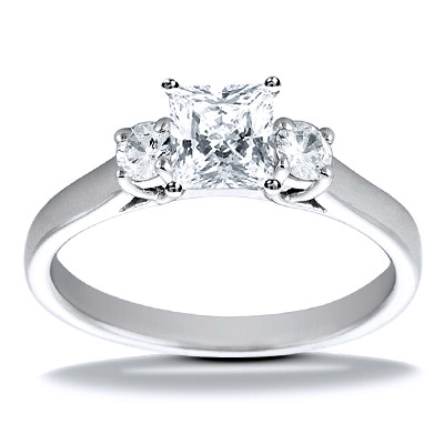 0.20 ct. Round Cut Prong Set Diamond Engagement Ring - view 5