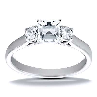 0.20 ct. Round Cut Prong Set Diamond Engagement Ring - view 2