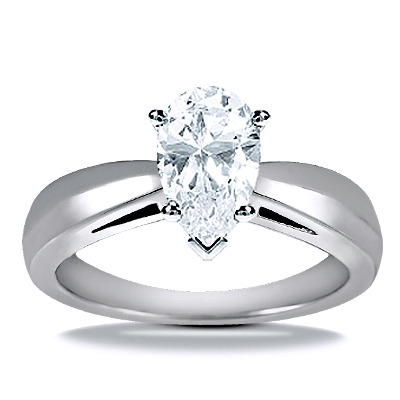 Trendy Diamond Engagement Ring - view 19