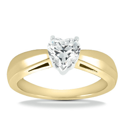 Trendy Diamond Engagement Ring - view 11