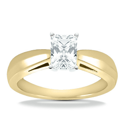 Trendy Diamond Engagement Ring - view 6