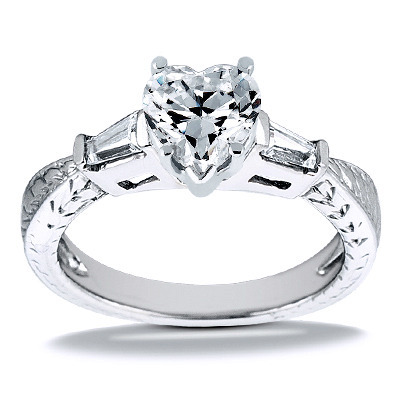 Straight Baguette Diamond Engagement Ring (0.24 t.c.w.) - view 9 of 22