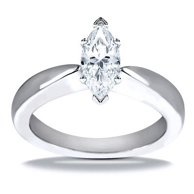 Solitaire Diamond Engagement Ring - view 8