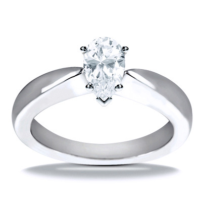 Solitaire Diamond Engagement Ring - view 6