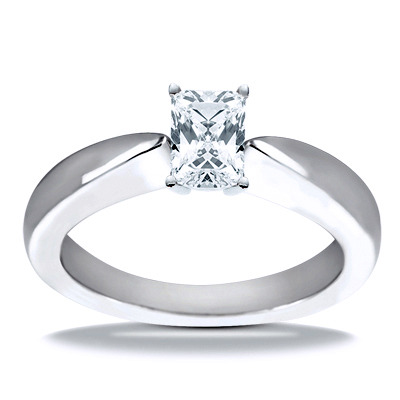 Solitaire Diamond Engagement Ring - view 5