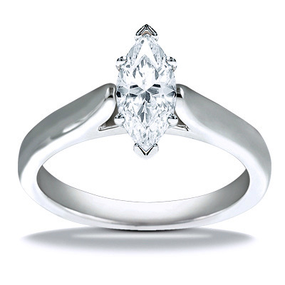 Classic Cathedral Solitaire Diamond Engagement Ring - view 12 of 26