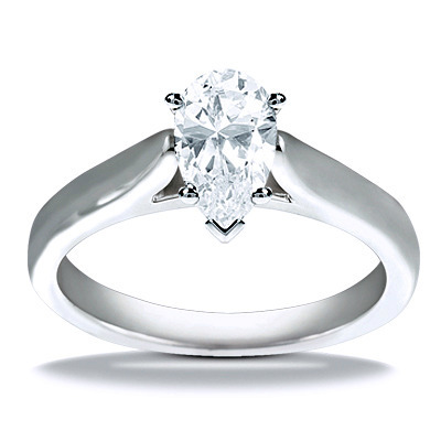 Classic Cathedral Solitaire Diamond Engagement Ring - view 10 of 26