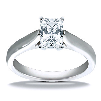 Classic Cathedral Solitaire Diamond Engagement Ring - view 8 of 26