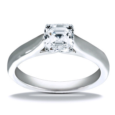 Classic Cathedral Solitaire Diamond Engagement Ring - view 6 of 26