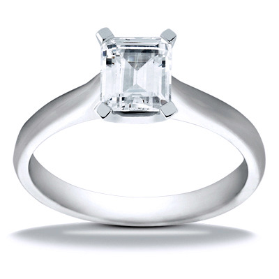 Solitaire Diamond Engagement Ring - view 1