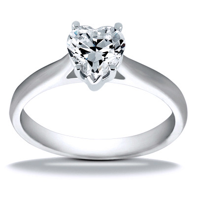 Solitaire Diamond Engagement Ring - view 13