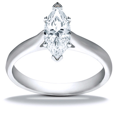 Solitaire Diamond Engagement Ring - view 12