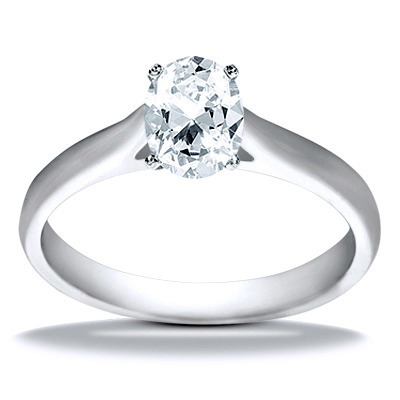 Solitaire Diamond Engagement Ring - view 11 of 26