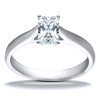 Solitaire Diamond Engagement Ring - view 8