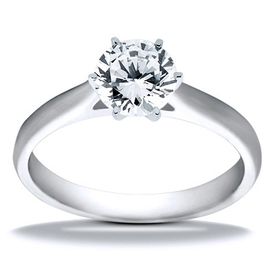 Solitaire Diamond Engagement Ring - view 7 of 26