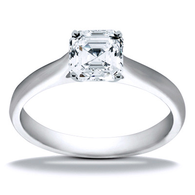 Solitaire Diamond Engagement Ring - view 6