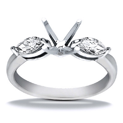 Marquise Cut Prong Set Diamond Engagement Ring (0.50 ct.tw.) - view 23 of 25