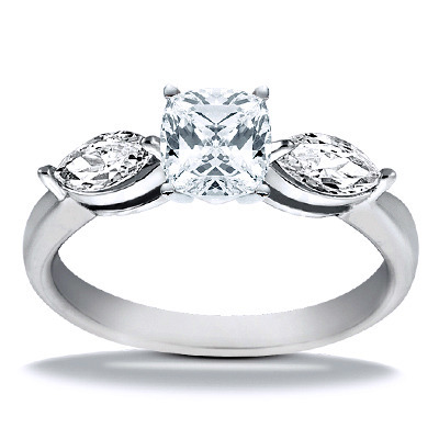 Marquise Cut Prong Set Diamond Engagement Ring (0.50 ct.tw.) - view 22 of 25