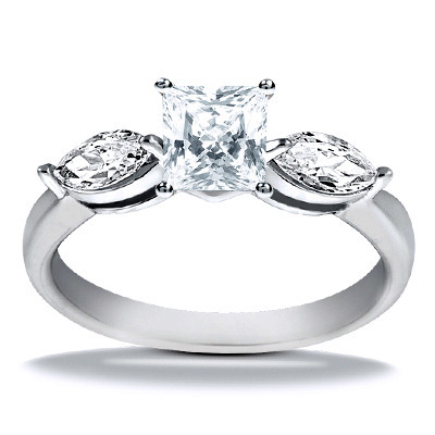 Marquise Cut Prong Set Diamond Engagement Ring (0.50 ct.tw.) - view 16 of 25