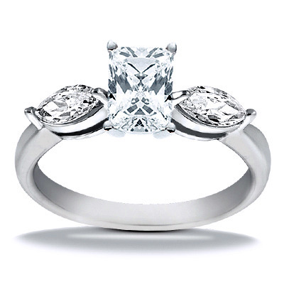 Marquise Cut Prong Set Diamond Engagement Ring (0.50 ct.tw.) - view 15 of 25