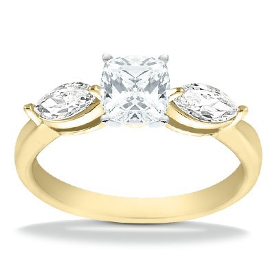 Marquise Cut Prong Set Diamond Engagement Ring (0.50 ct.tw.) - view 11 of 25