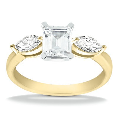 Marquise Cut Prong Set Diamond Engagement Ring (0.50 ct.tw.) - view 10 of 25