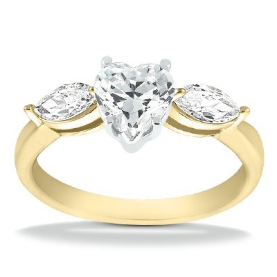 Marquise Cut Prong Set Diamond Engagement Ring (0.50 ct.tw.) - view 9 of 25