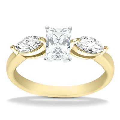 Marquise Cut Prong Set Diamond Engagement Ring (0.50 ct.tw.) - view 4 of 25