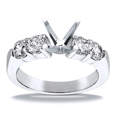 Shared Prong Diamond Engagement Ring (1.00 t.c.w.) - view 23