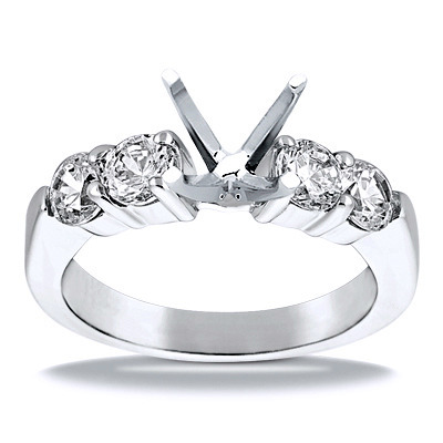 Shared Prong Diamond Engagement Ring (1.00 t.c.w.) - view 23 of 23