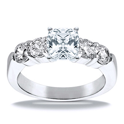 Shared Prong Diamond Engagement Ring (1.00 t.c.w.) - view 22