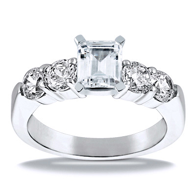 Shared Prong Diamond Engagement Ring (1.00 t.c.w.) - view 21