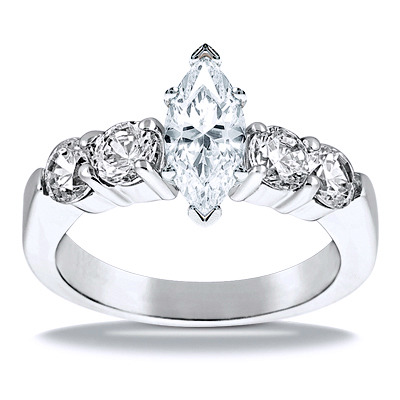 Shared Prong Diamond Engagement Ring (1.00 t.c.w.) - view 19