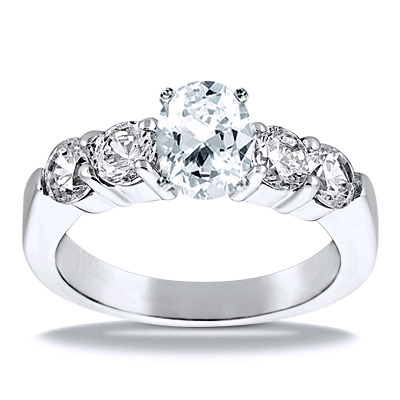 Shared Prong Diamond Engagement Ring (1.00 t.c.w.) - view 18