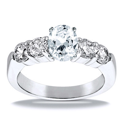 Shared Prong Diamond Engagement Ring (1.00 t.c.w.) - view 18 of 23