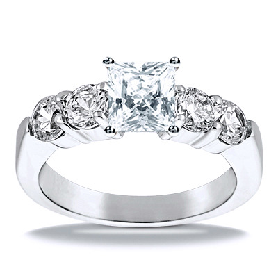 Shared Prong Diamond Engagement Ring (1.00 t.c.w.) - view 16