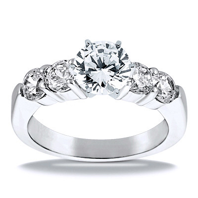 Shared Prong Diamond Engagement Ring (1.00 t.c.w.) - view 14 of 23